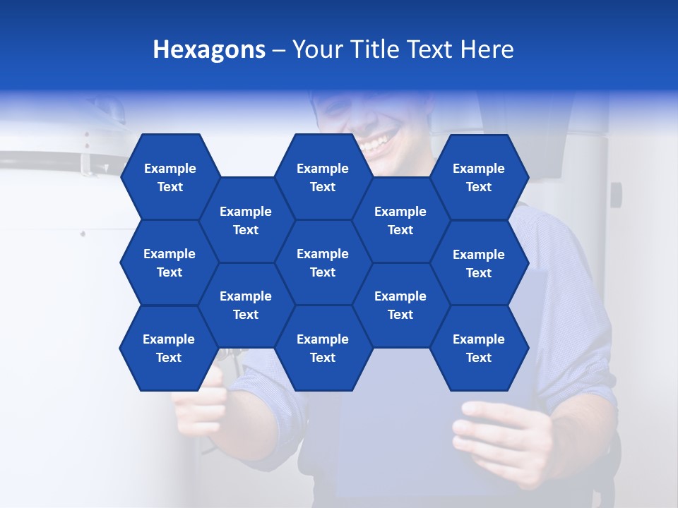 Hand Home Craftsman PowerPoint Template