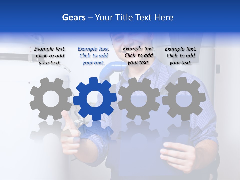 Hand Home Craftsman PowerPoint Template