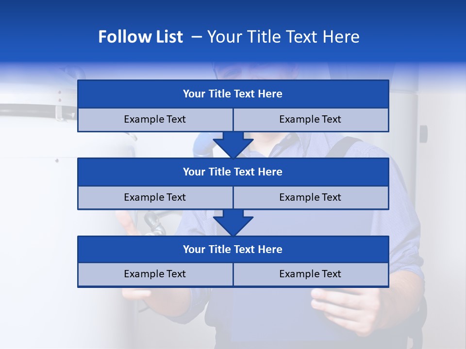 Hand Home Craftsman PowerPoint Template