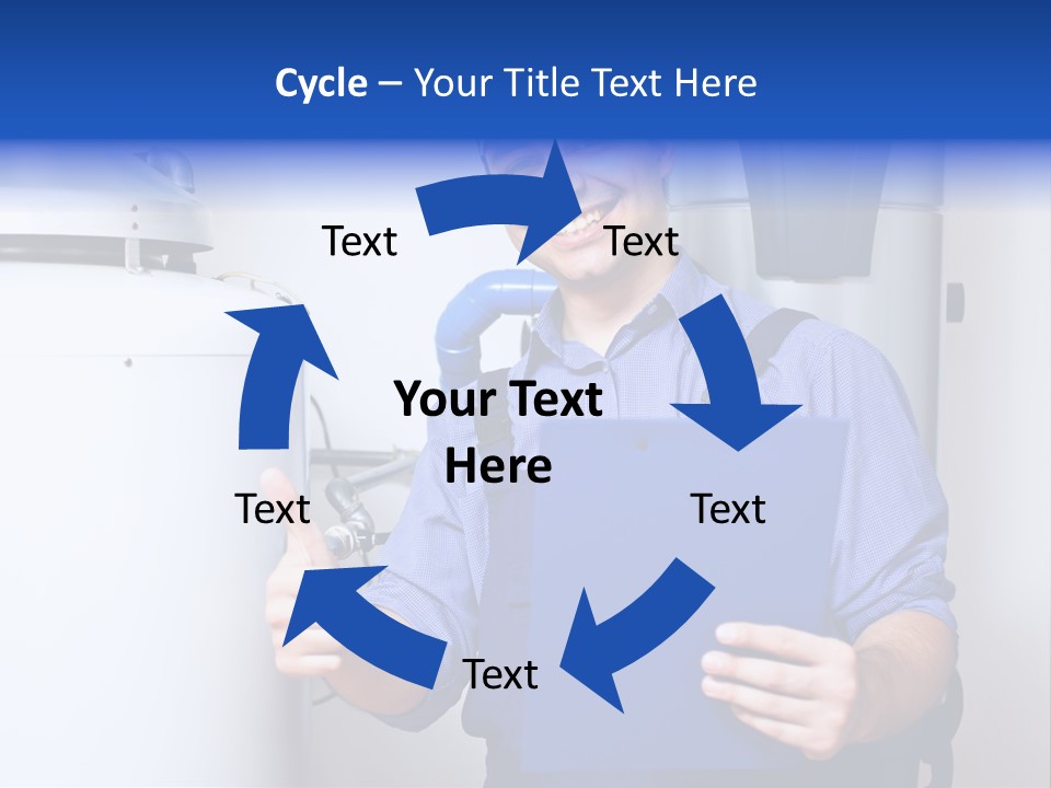 Hand Home Craftsman PowerPoint Template