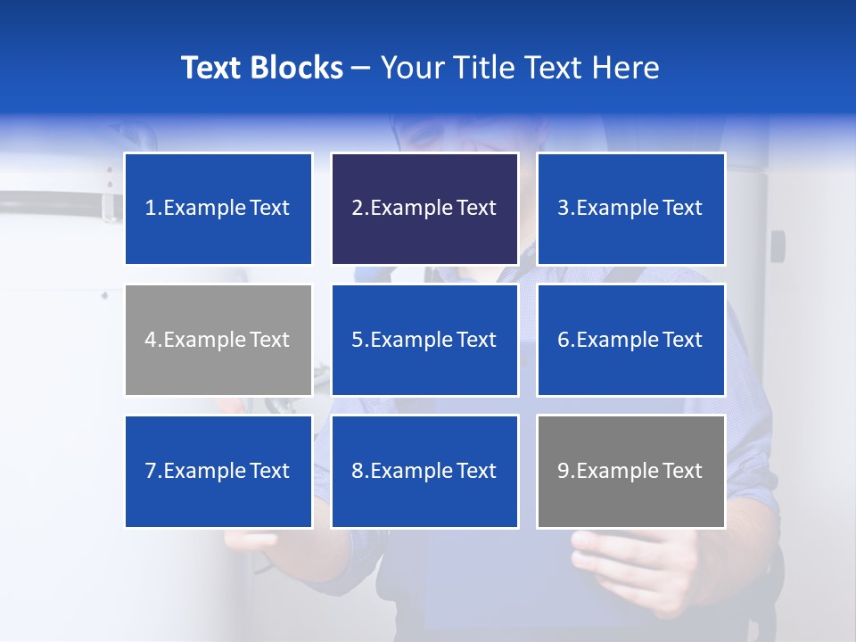 Hand Home Craftsman PowerPoint Template