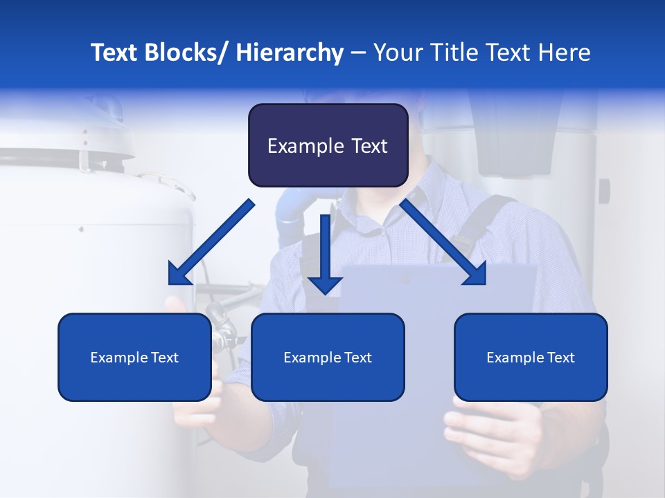 Hand Home Craftsman PowerPoint Template
