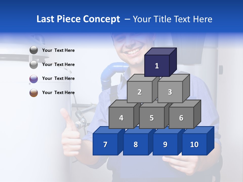 Hand Home Craftsman PowerPoint Template