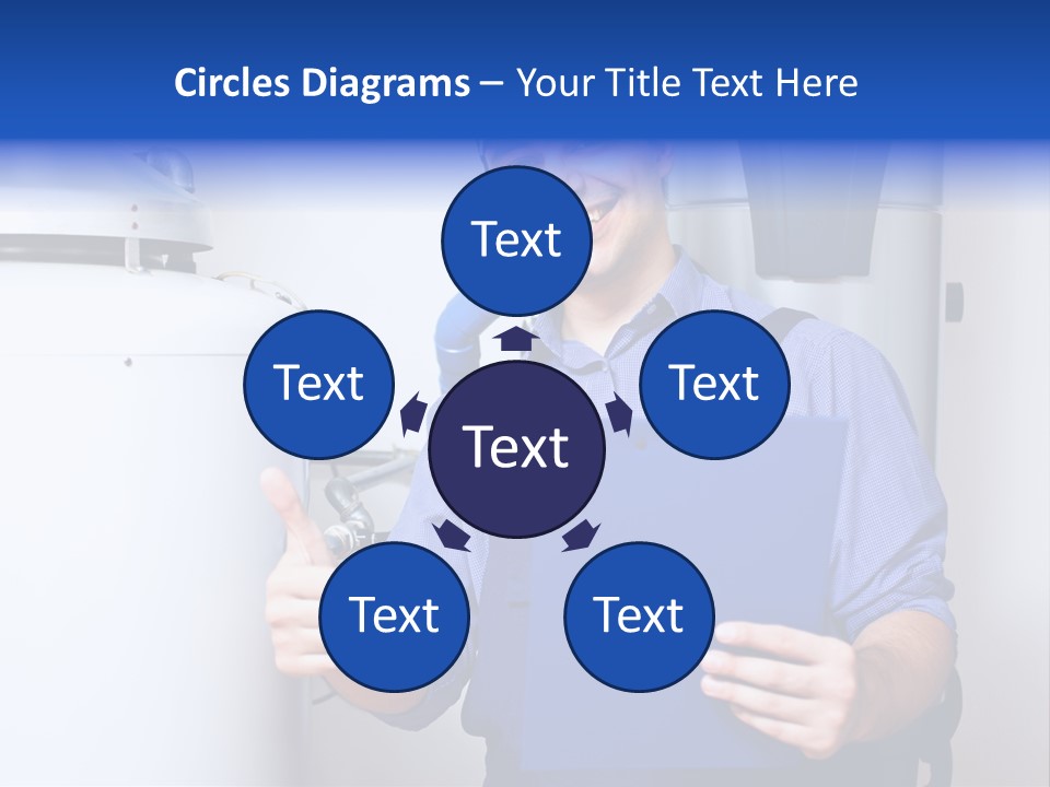 Hand Home Craftsman PowerPoint Template