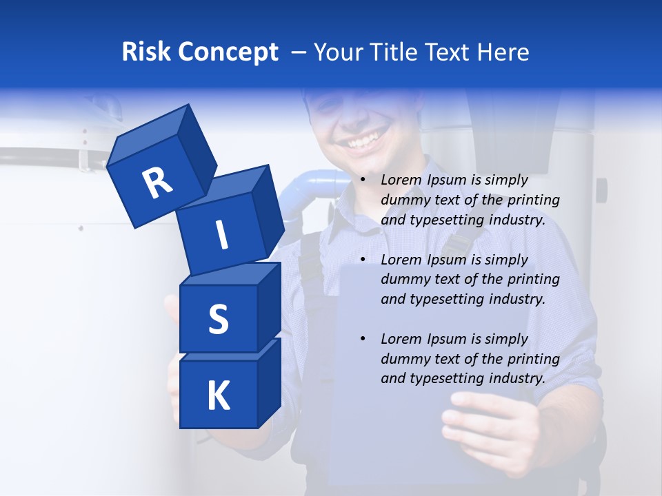 Hand Home Craftsman PowerPoint Template