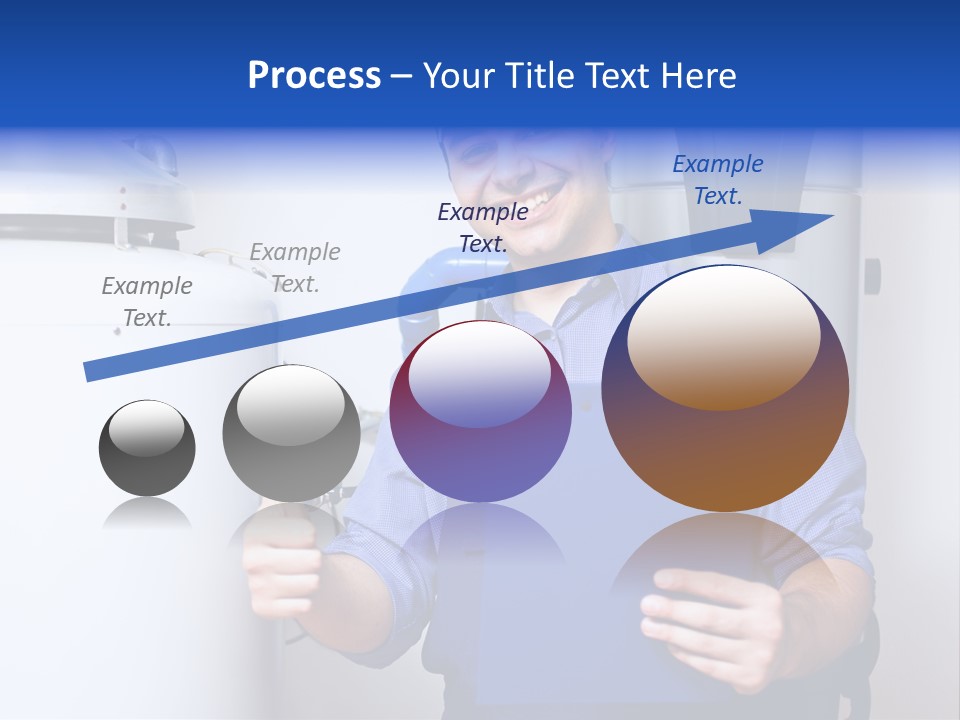 Hand Home Craftsman PowerPoint Template