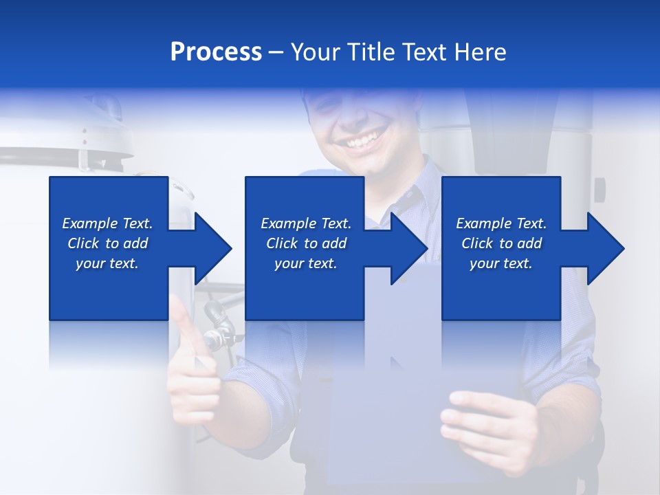 Hand Home Craftsman PowerPoint Template