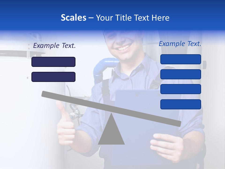 Hand Home Craftsman PowerPoint Template