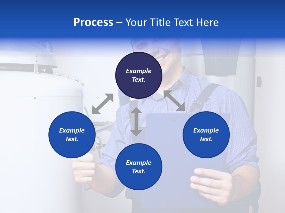 Hand Home Craftsman PowerPoint Template
