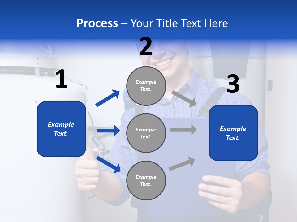 Hand Home Craftsman PowerPoint Template