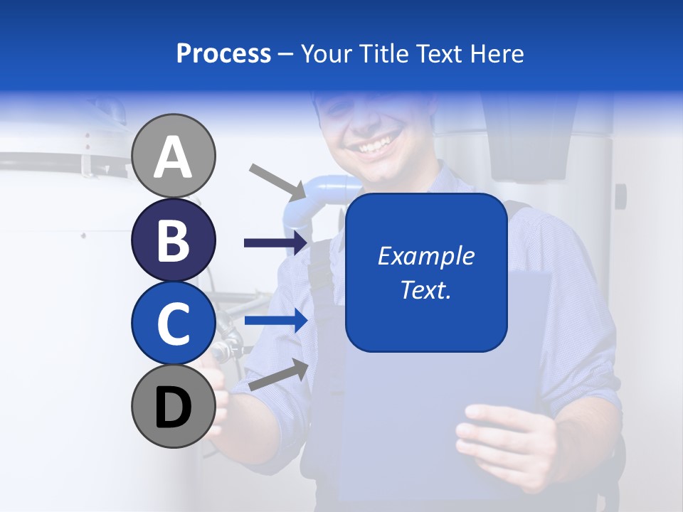 Hand Home Craftsman PowerPoint Template