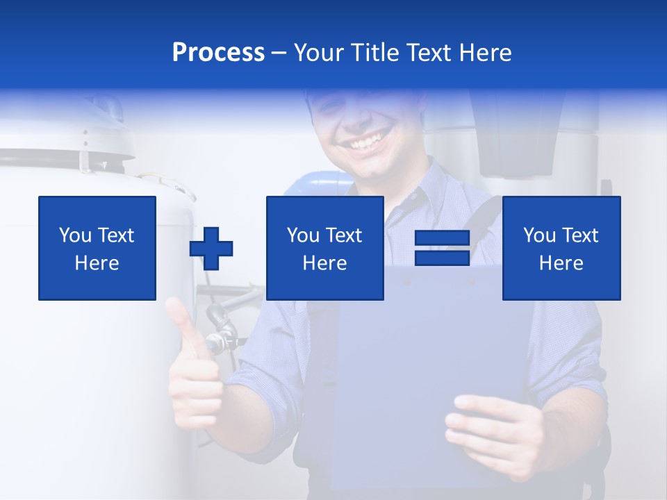 Hand Home Craftsman PowerPoint Template
