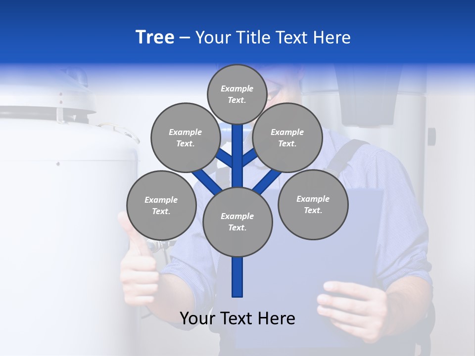 Hand Home Craftsman PowerPoint Template