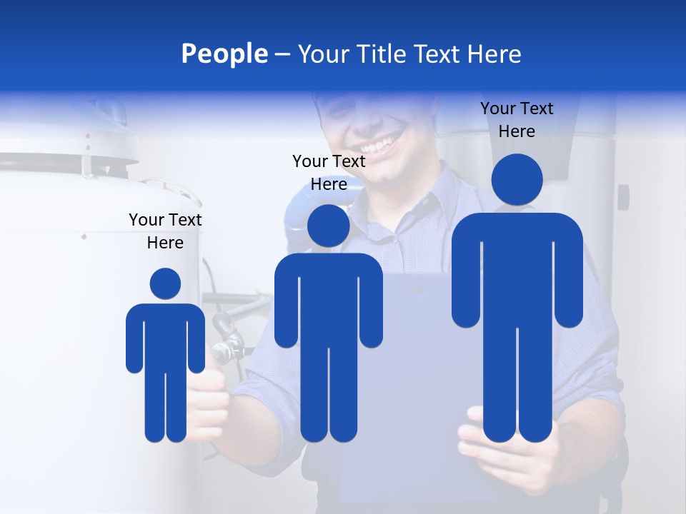 Hand Home Craftsman PowerPoint Template