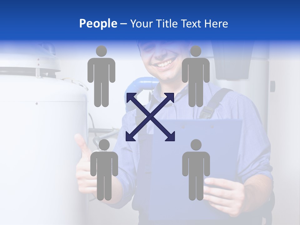 Hand Home Craftsman PowerPoint Template