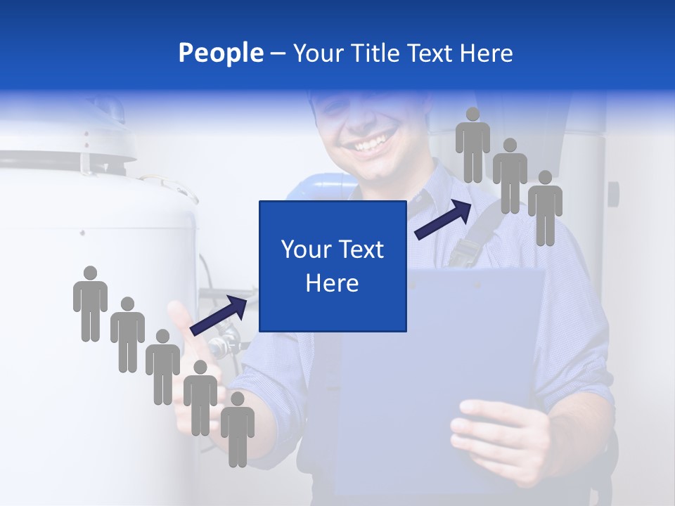 Hand Home Craftsman PowerPoint Template