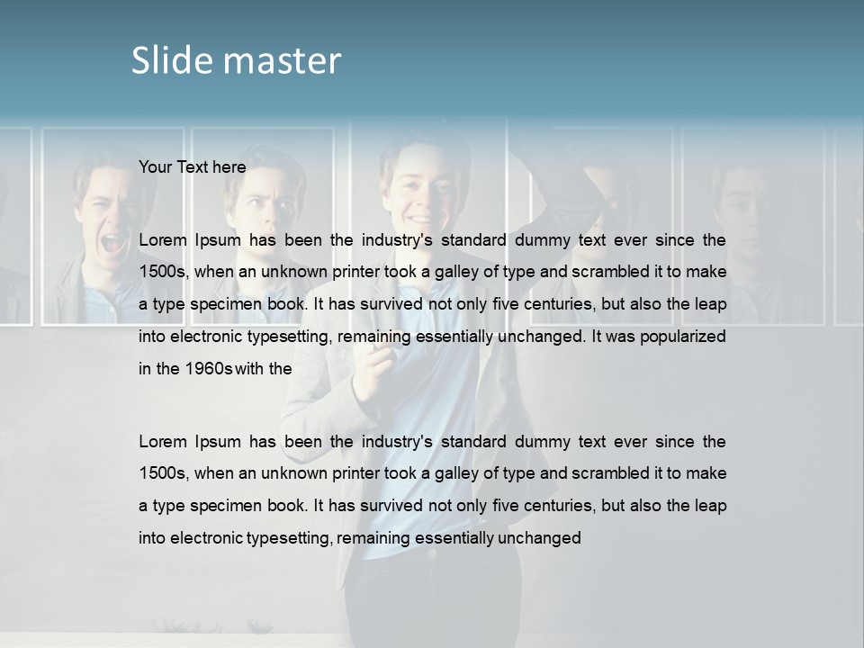 Bilder Aufh Schauspieler PowerPoint Template