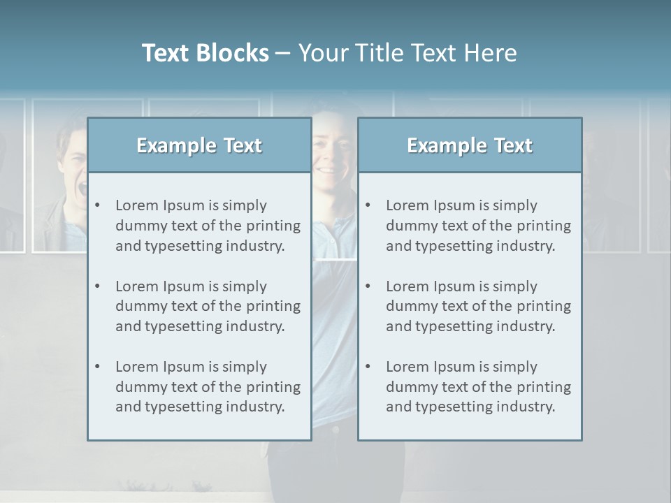 Bilder Aufh Schauspieler PowerPoint Template