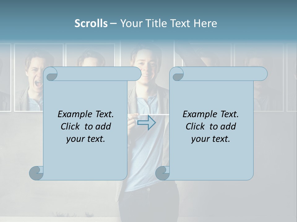 Bilder Aufh Schauspieler PowerPoint Template