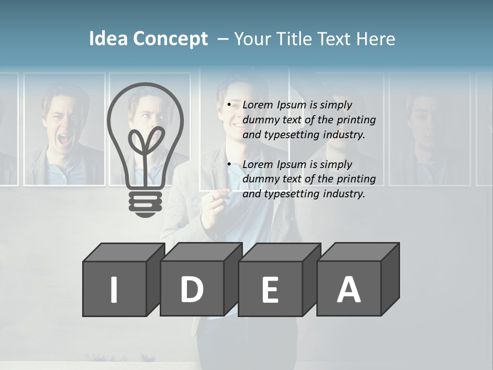 Bilder Aufh Schauspieler PowerPoint Template