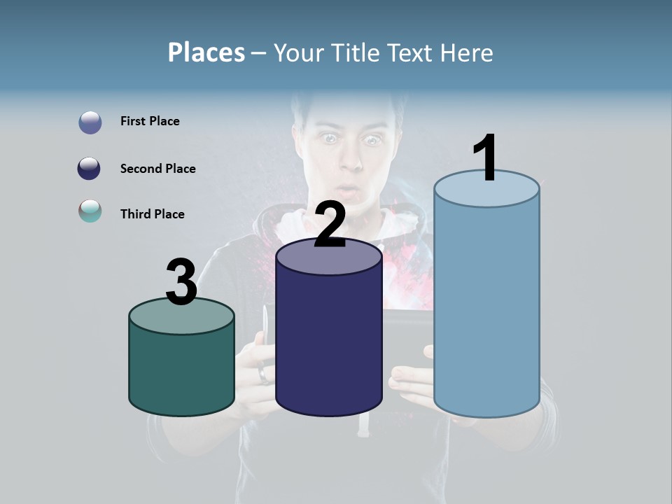 Tablet Interessant Interaktiv PowerPoint Template