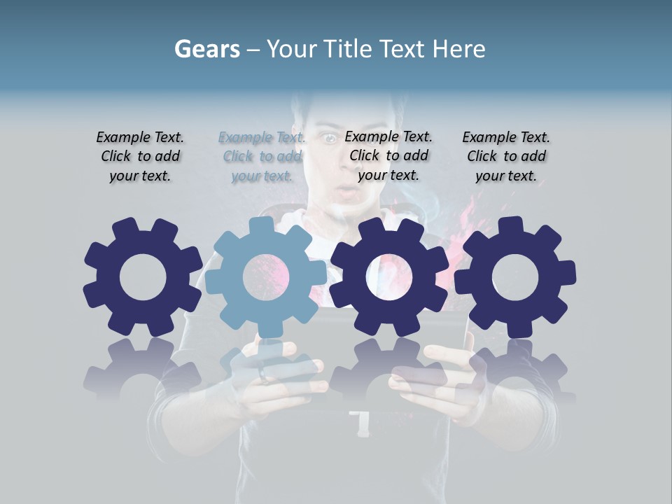 Tablet Interessant Interaktiv PowerPoint Template