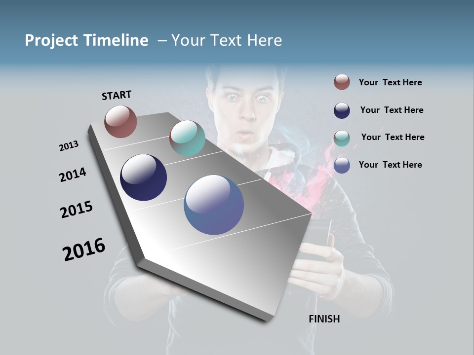 Tablet Interessant Interaktiv PowerPoint Template