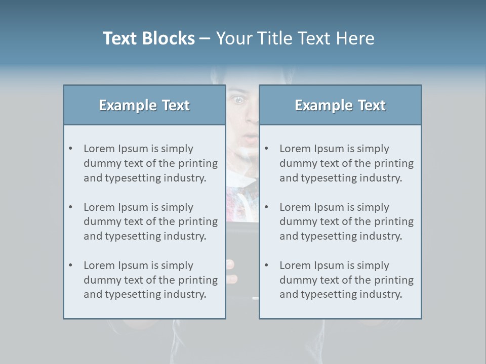 Tablet Interessant Interaktiv PowerPoint Template