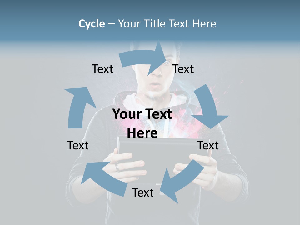Tablet Interessant Interaktiv PowerPoint Template