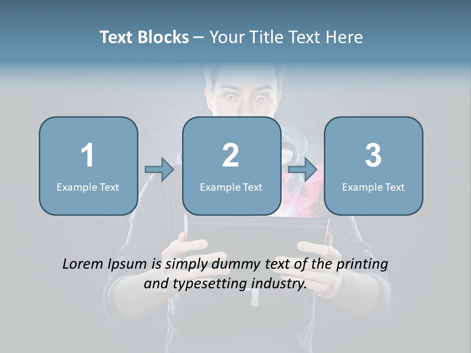 Tablet Interessant Interaktiv PowerPoint Template
