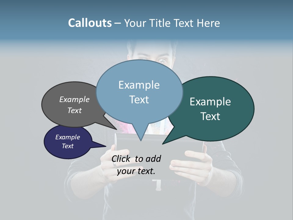 Tablet Interessant Interaktiv PowerPoint Template