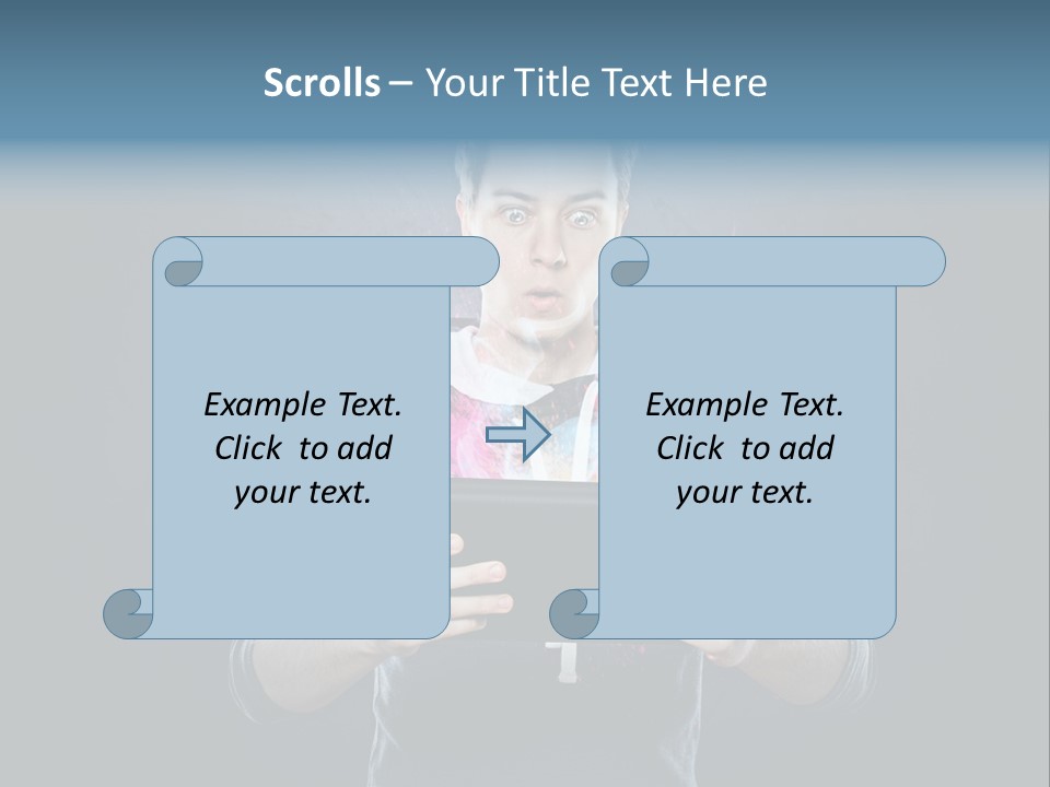 Tablet Interessant Interaktiv PowerPoint Template