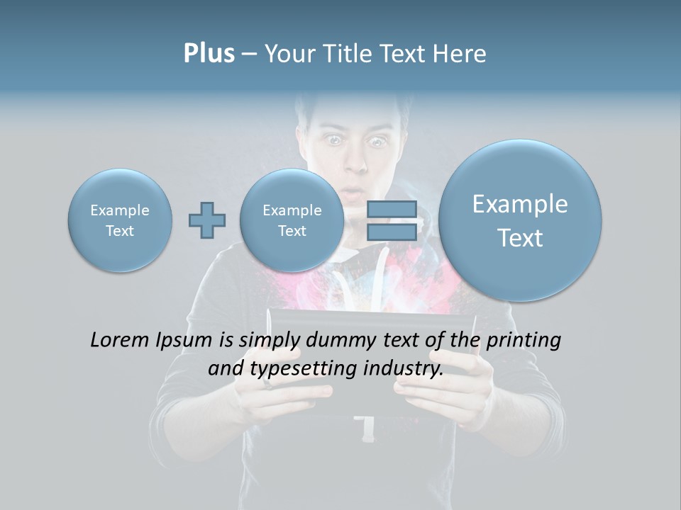 Tablet Interessant Interaktiv PowerPoint Template