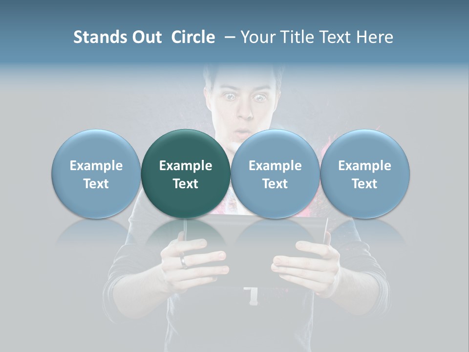 Tablet Interessant Interaktiv PowerPoint Template