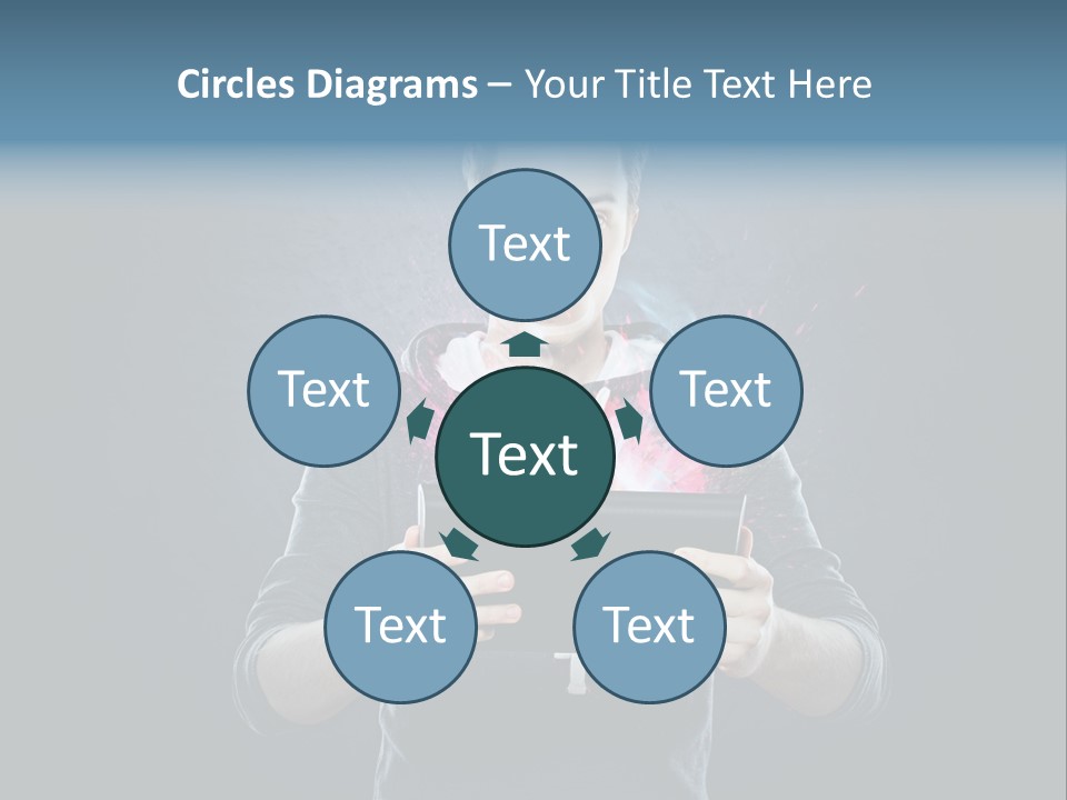 Tablet Interessant Interaktiv PowerPoint Template