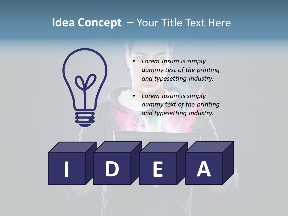 Tablet Interessant Interaktiv PowerPoint Template