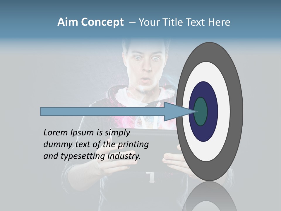 Tablet Interessant Interaktiv PowerPoint Template