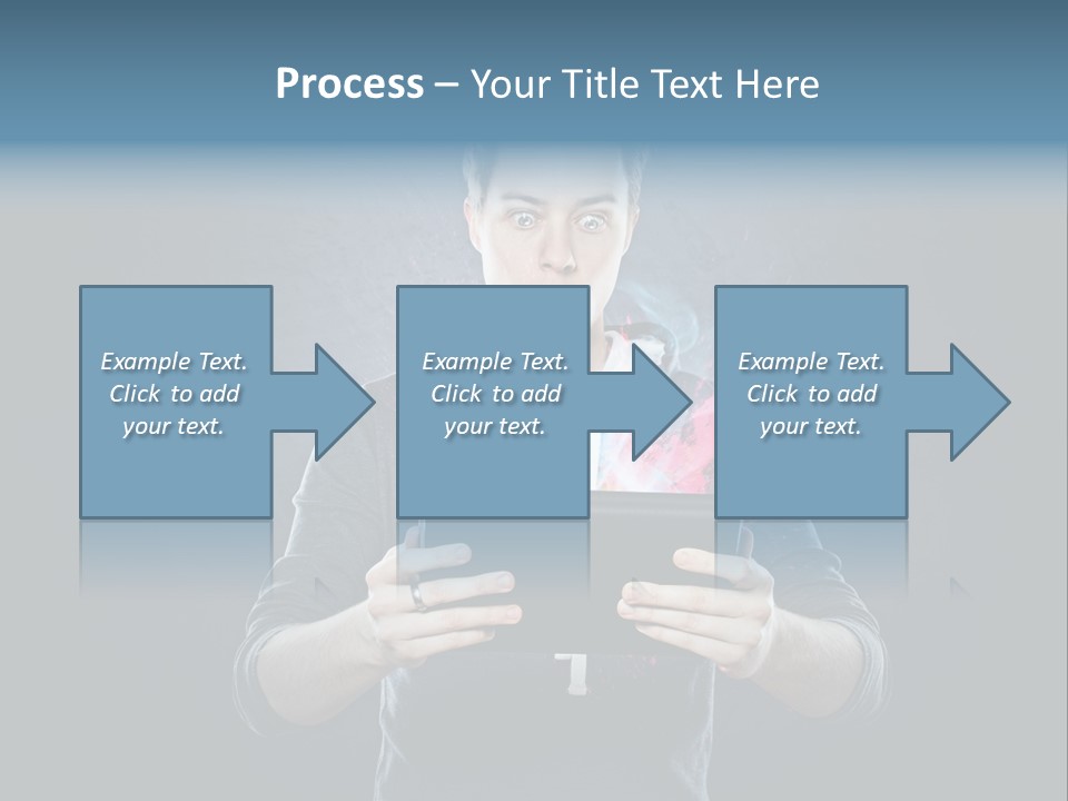 Tablet Interessant Interaktiv PowerPoint Template