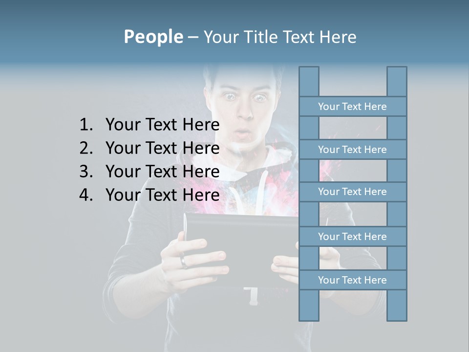 Tablet Interessant Interaktiv PowerPoint Template