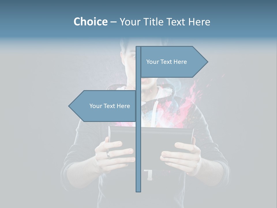 Tablet Interessant Interaktiv PowerPoint Template