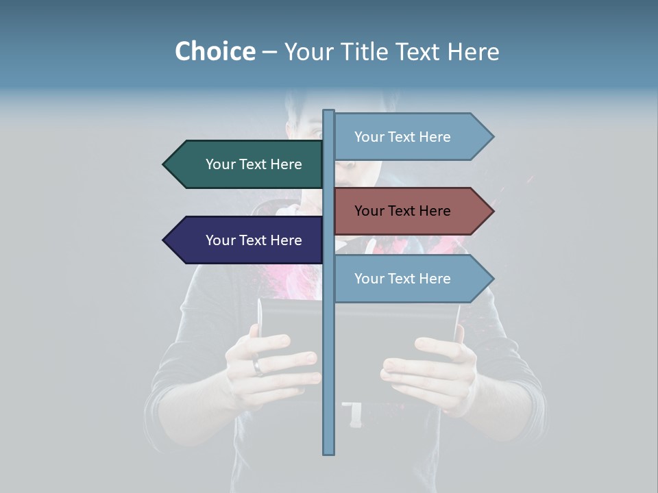 Tablet Interessant Interaktiv PowerPoint Template