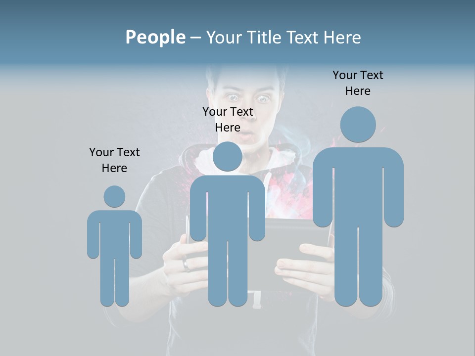 Tablet Interessant Interaktiv PowerPoint Template