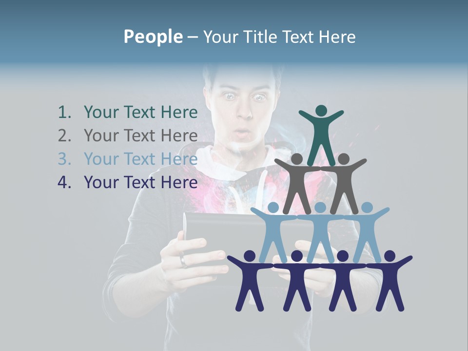 Tablet Interessant Interaktiv PowerPoint Template