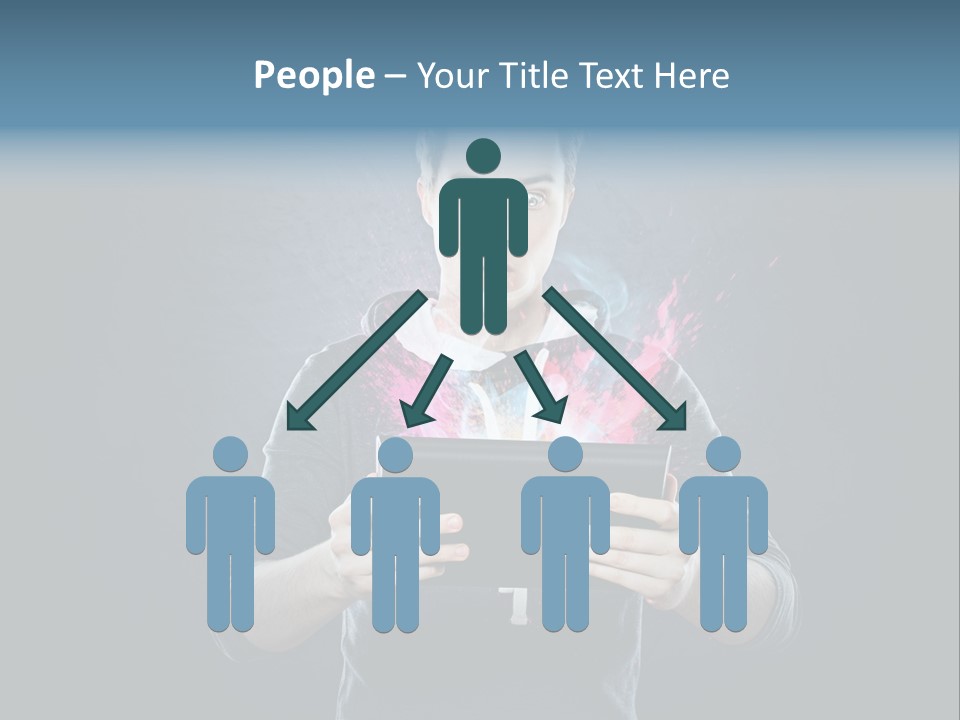 Tablet Interessant Interaktiv PowerPoint Template