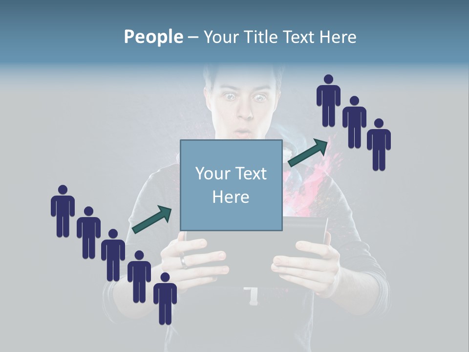 Tablet Interessant Interaktiv PowerPoint Template