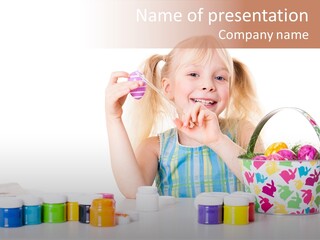 Malen Spielen Sch PowerPoint Template