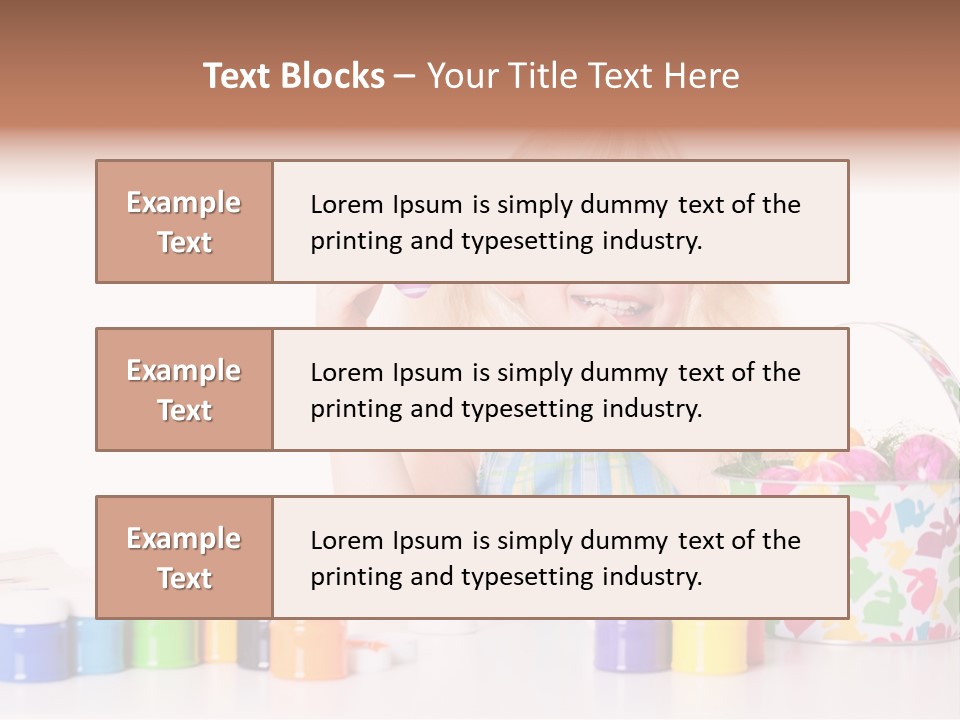 Malen Spielen Sch PowerPoint Template