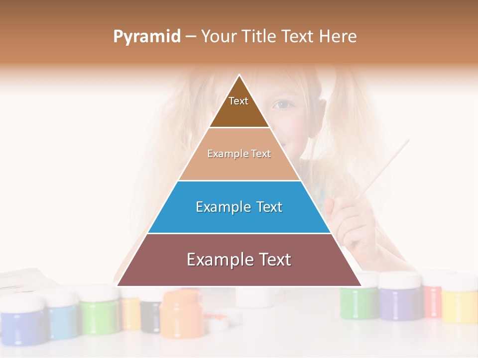 Colour Gelb Malen PowerPoint Template