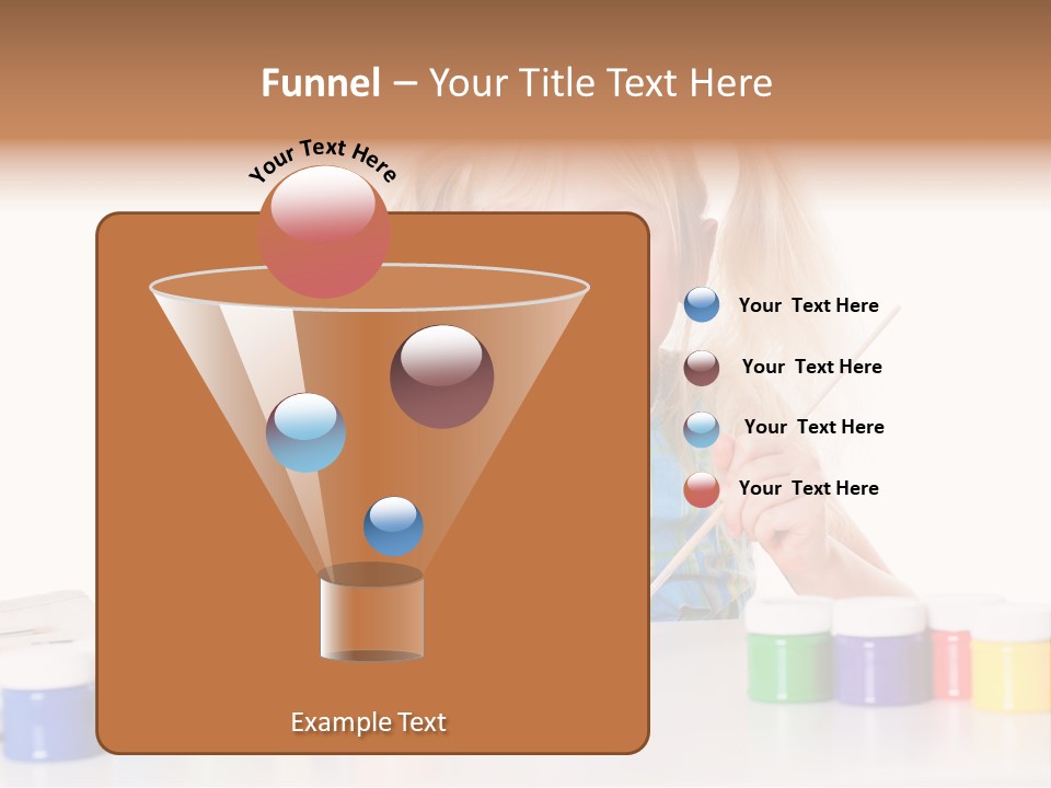 Colour Gelb Malen PowerPoint Template