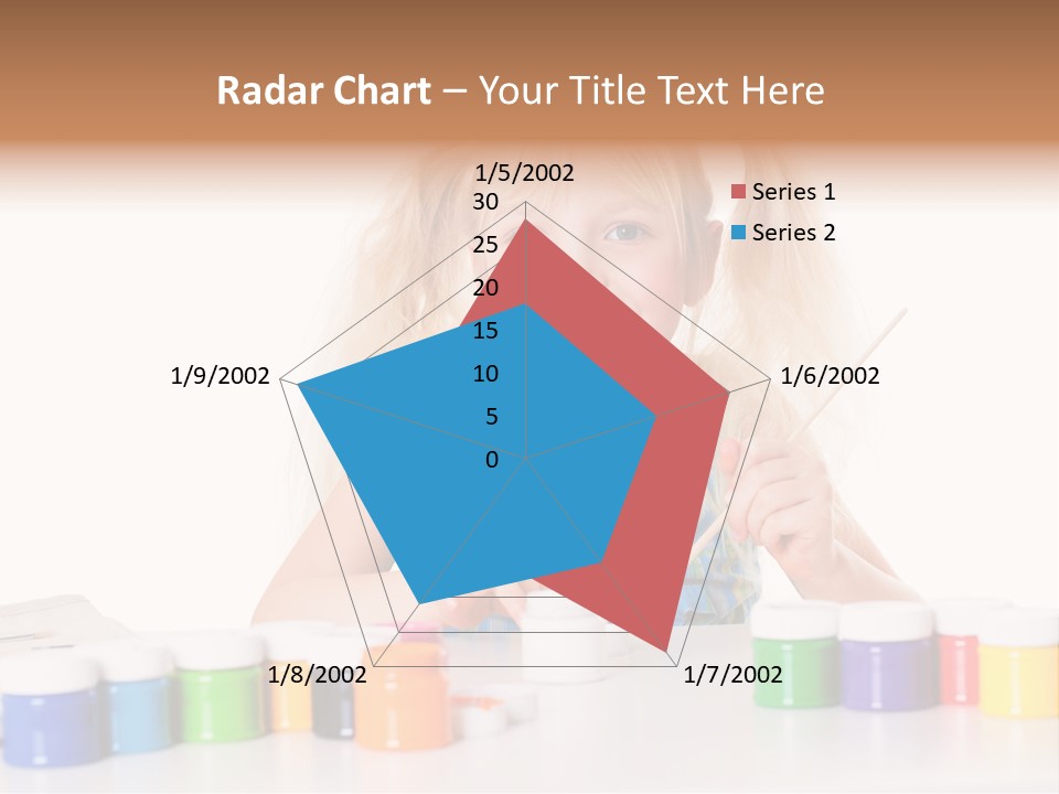 Colour Gelb Malen PowerPoint Template
